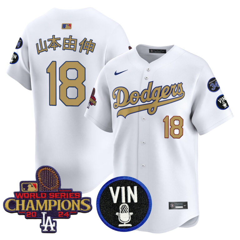 Men Los Angeles Dodgers #18 Yamamoto white Sakura Edition Nike MLB 2025 Jersey style 3->los angeles dodgers->MLB Jersey